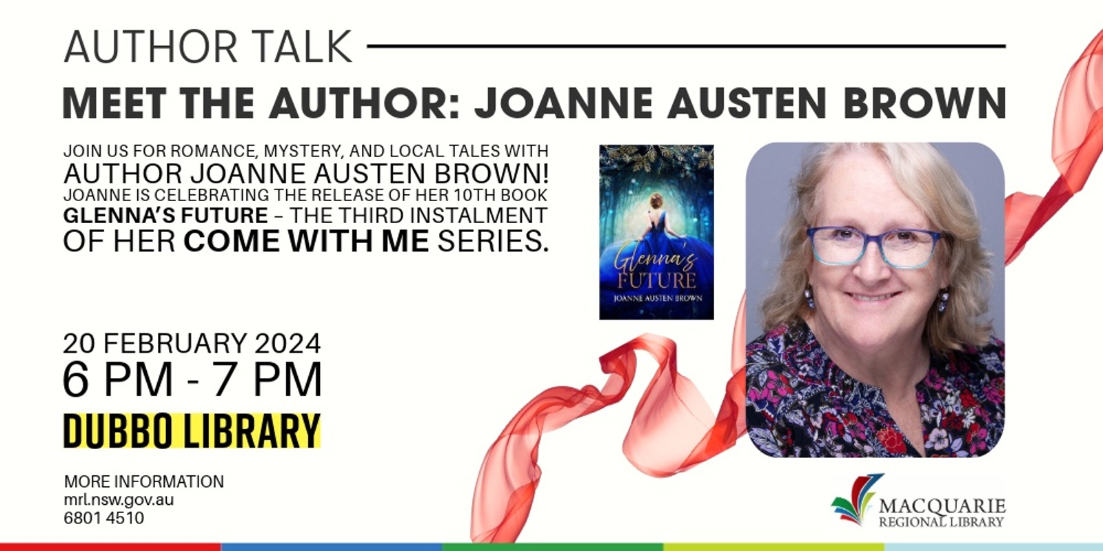 Meet the Author: Joanne Austen Brown | Dubbo Library | Humanitix