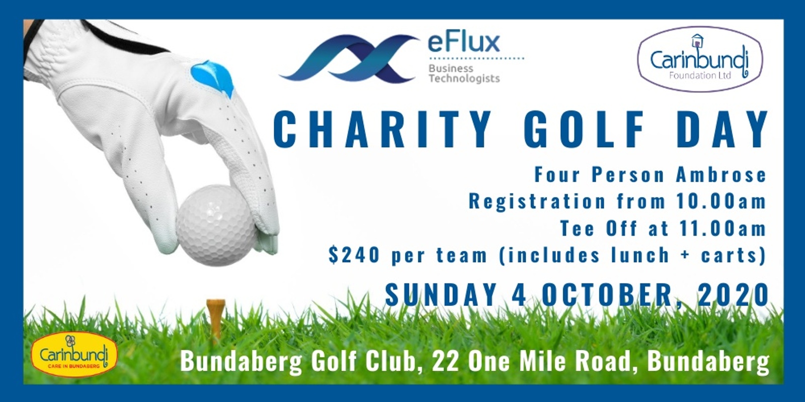 Banner image for Carinbundi Charity Golf Day 2020 Bundaberg