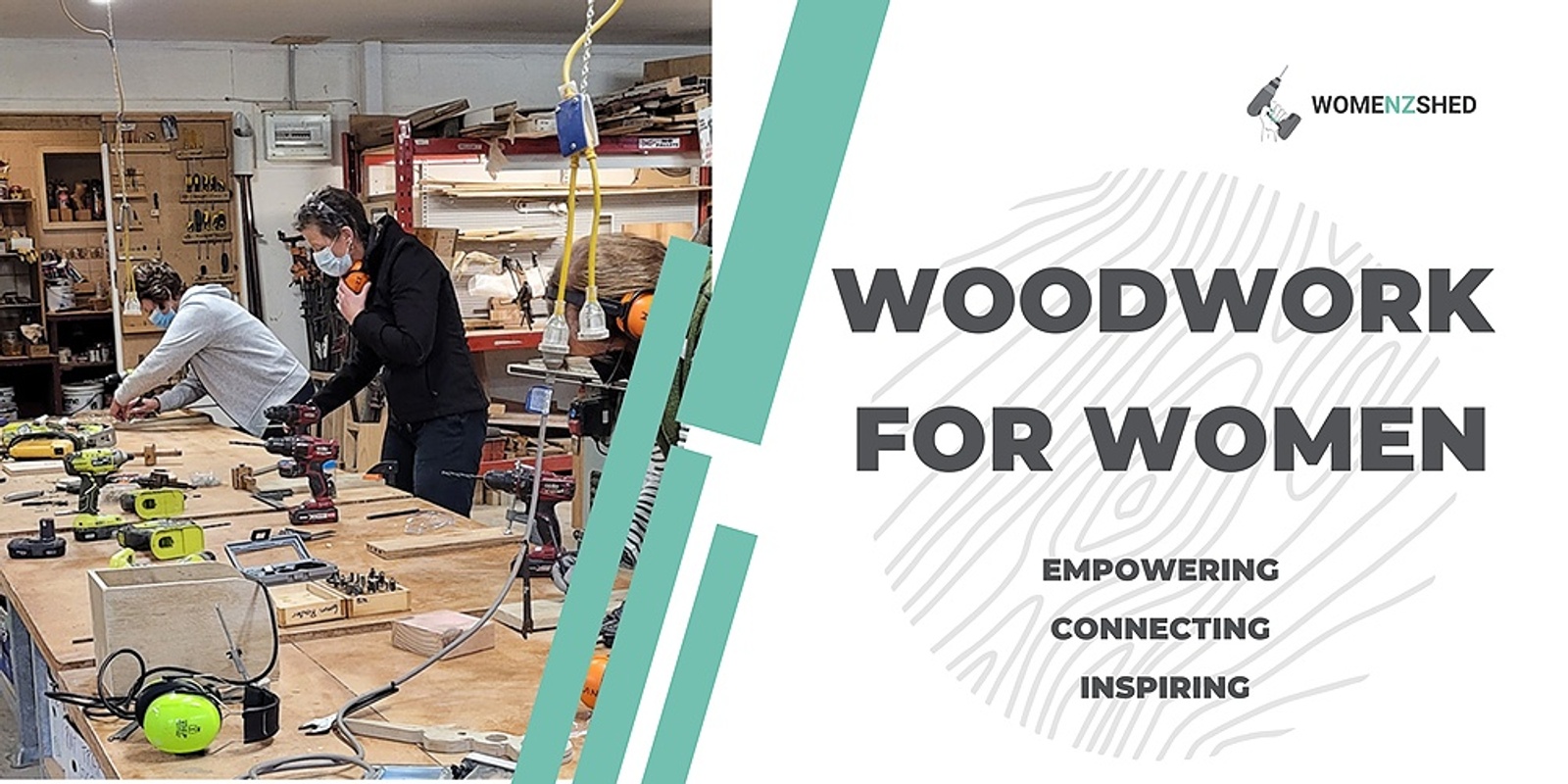 Banner image for Introduction to the Wood Workshop (Saturday PM Series) by WomenzShed