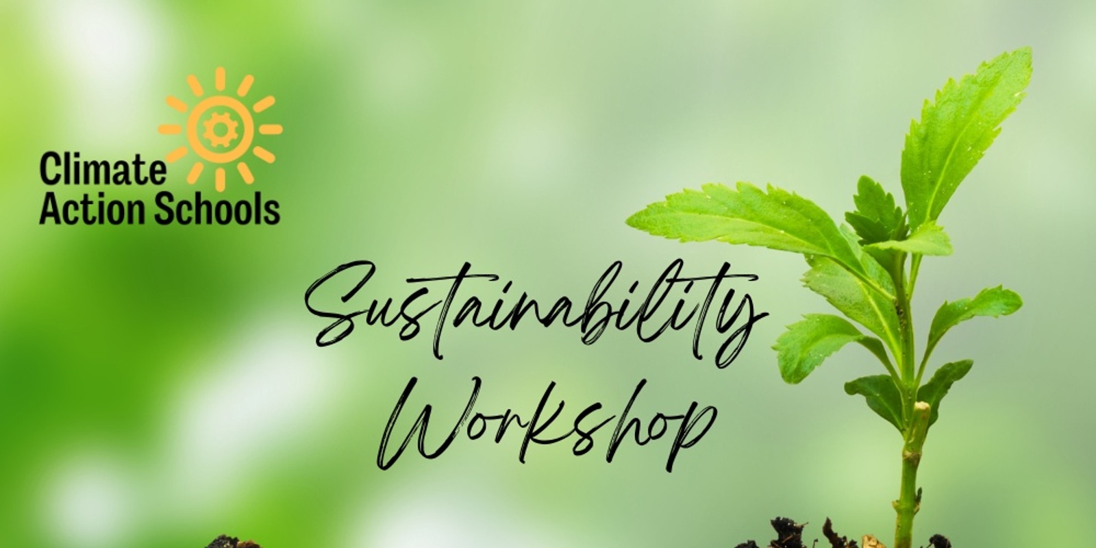 Banner image for Climate Action Schools Sustainability Workshop