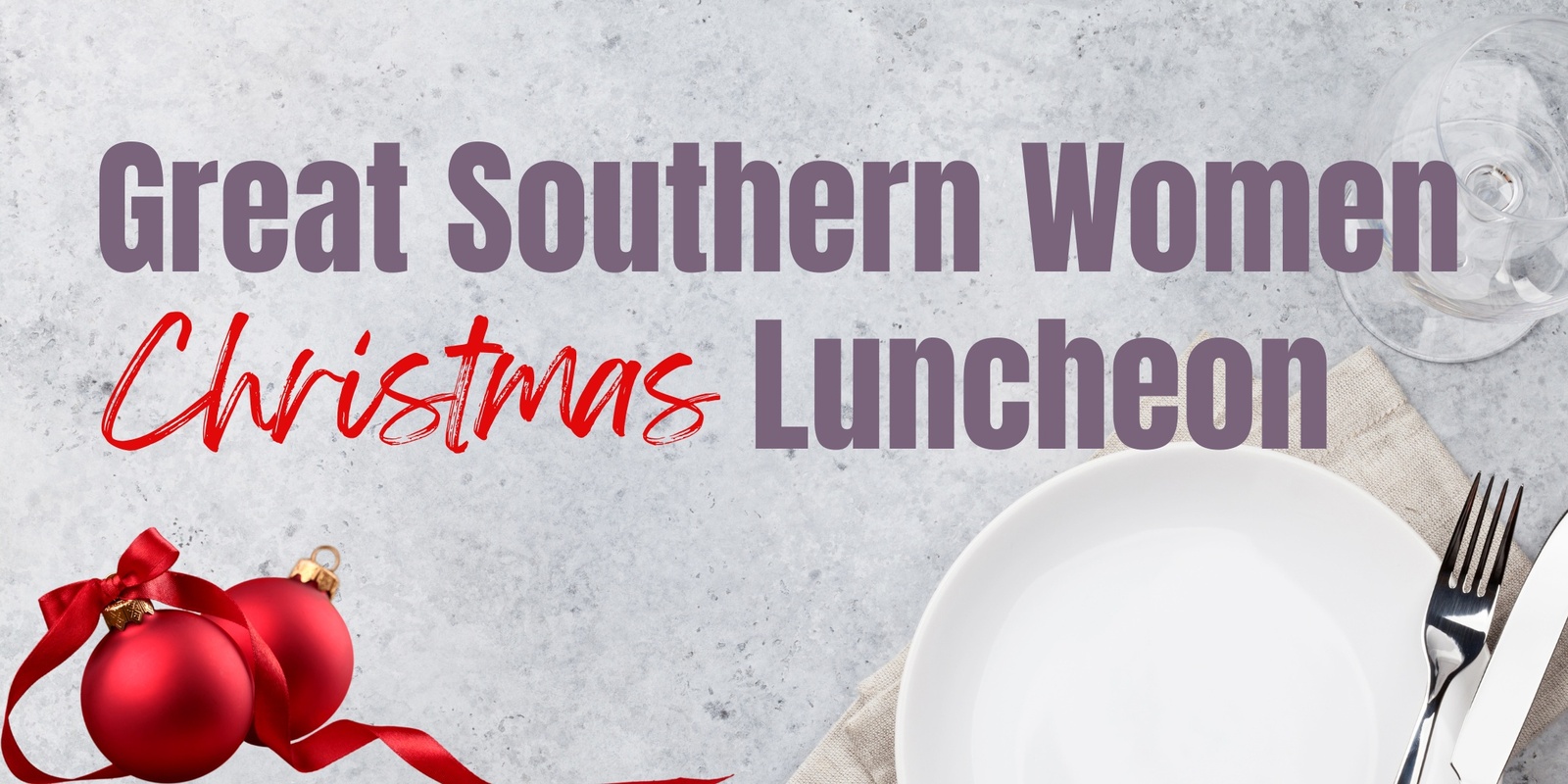 Banner image for Great Southern Women's Christmas Luncheon