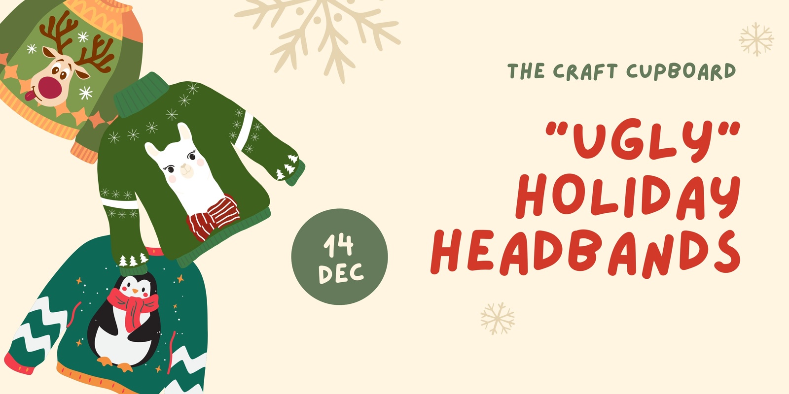 Banner image for Ugly Holiday Headbands