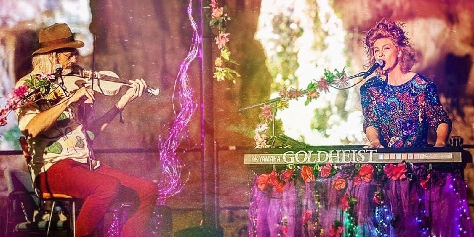 Banner image for Secret Studio Concert: The Flower & The Fiddle // GOLDHEIST & Andrew Clermont