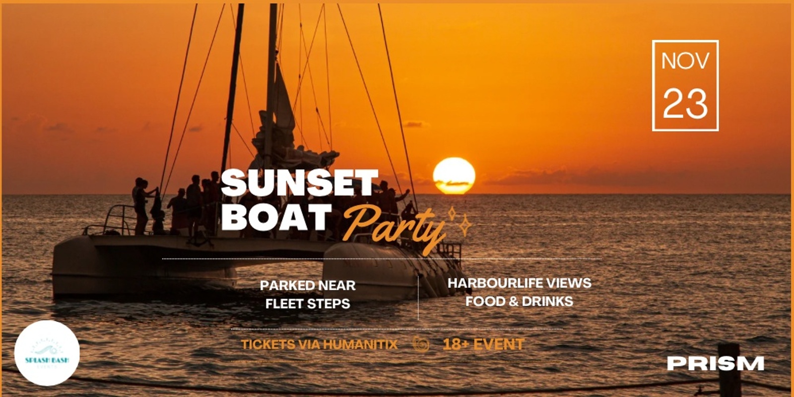 Banner image for Harbourlife Sunset Boat Party 🌅