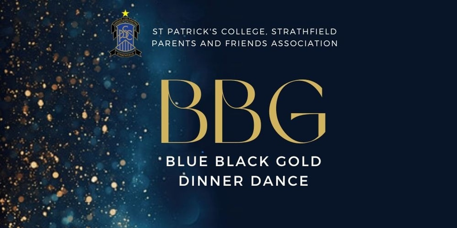 Banner image for St Patrick's College Strathfield BBG Blue Black Gold Dinner Dance 2024