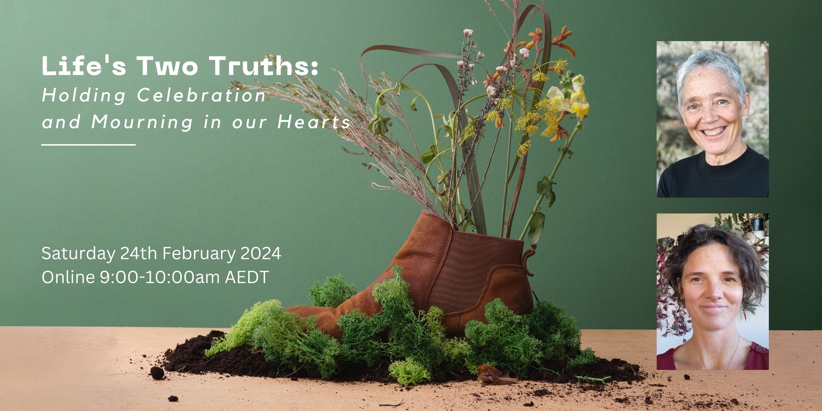 Banner image for Life's Two Truths : Holding Celebration and Mourning in our Hearts