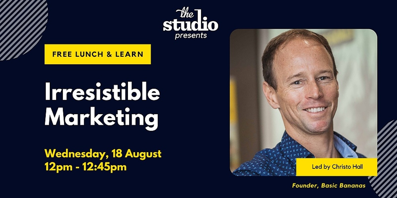 Banner image for Virtual Lunch & Learn - Irresistible Marketing - with Basic Bananas