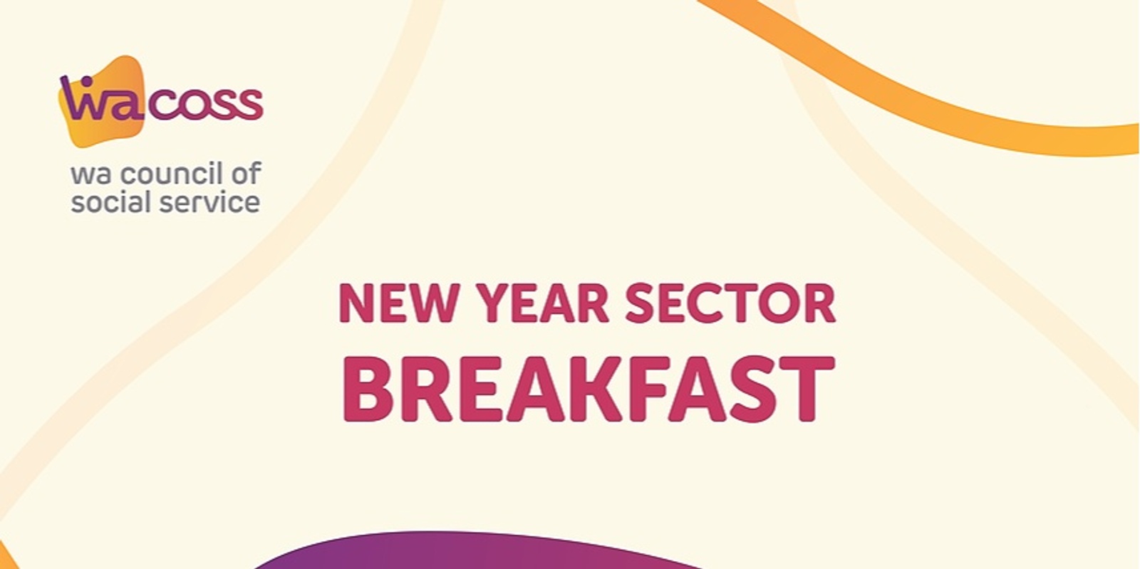Banner image for WACOSS New Year Sector Breakfast