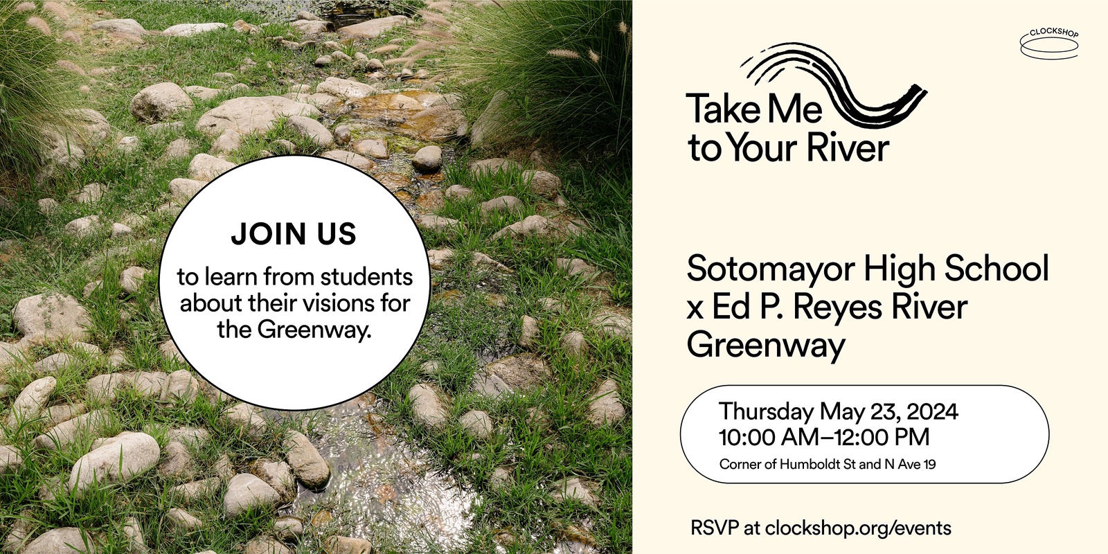 Banner image for Sotomayor High School x  Ed P. Reyes River Greenway