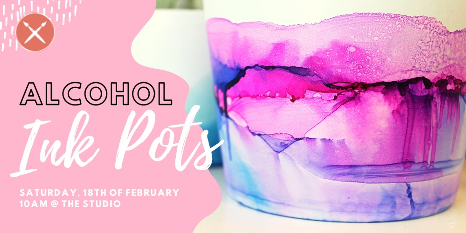 Banner image for Alcohol Ink Pots 18/02/23