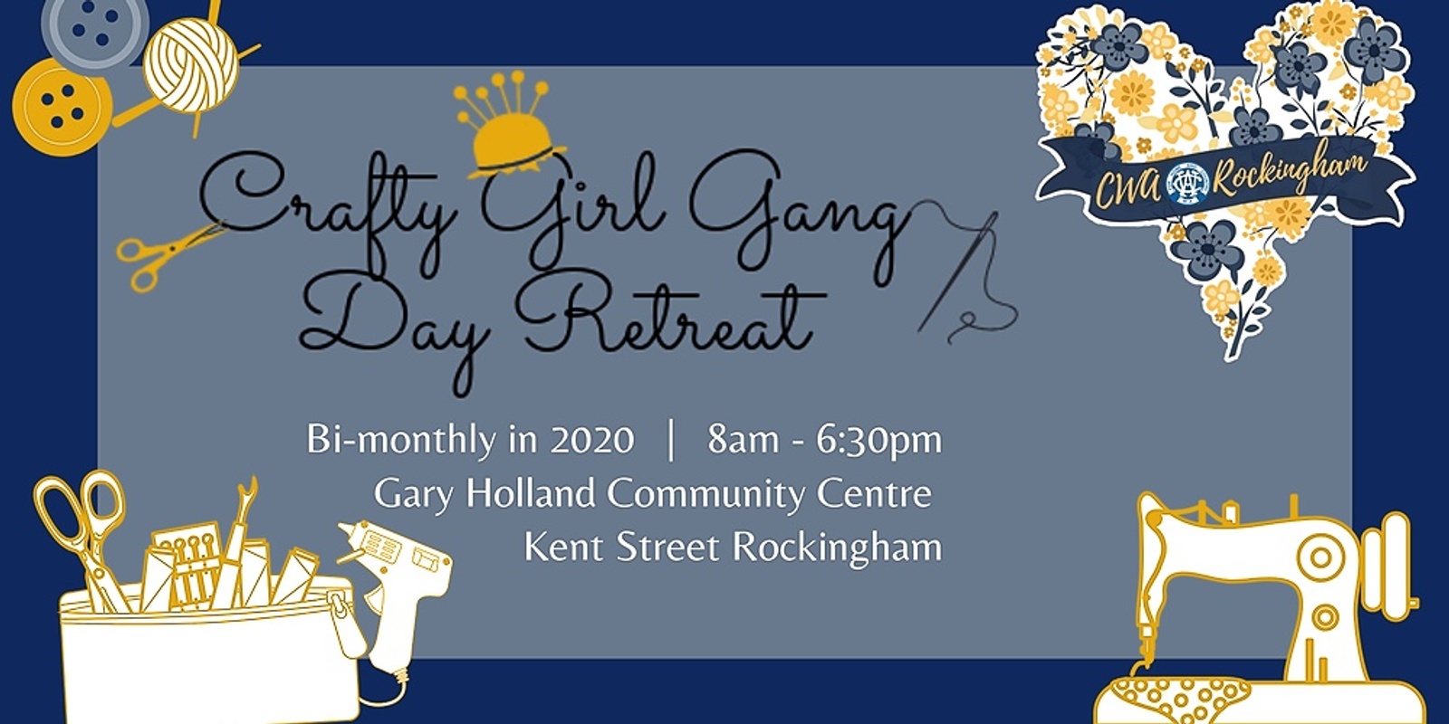 Banner image for July Crafty Girl Gang Day Retreat