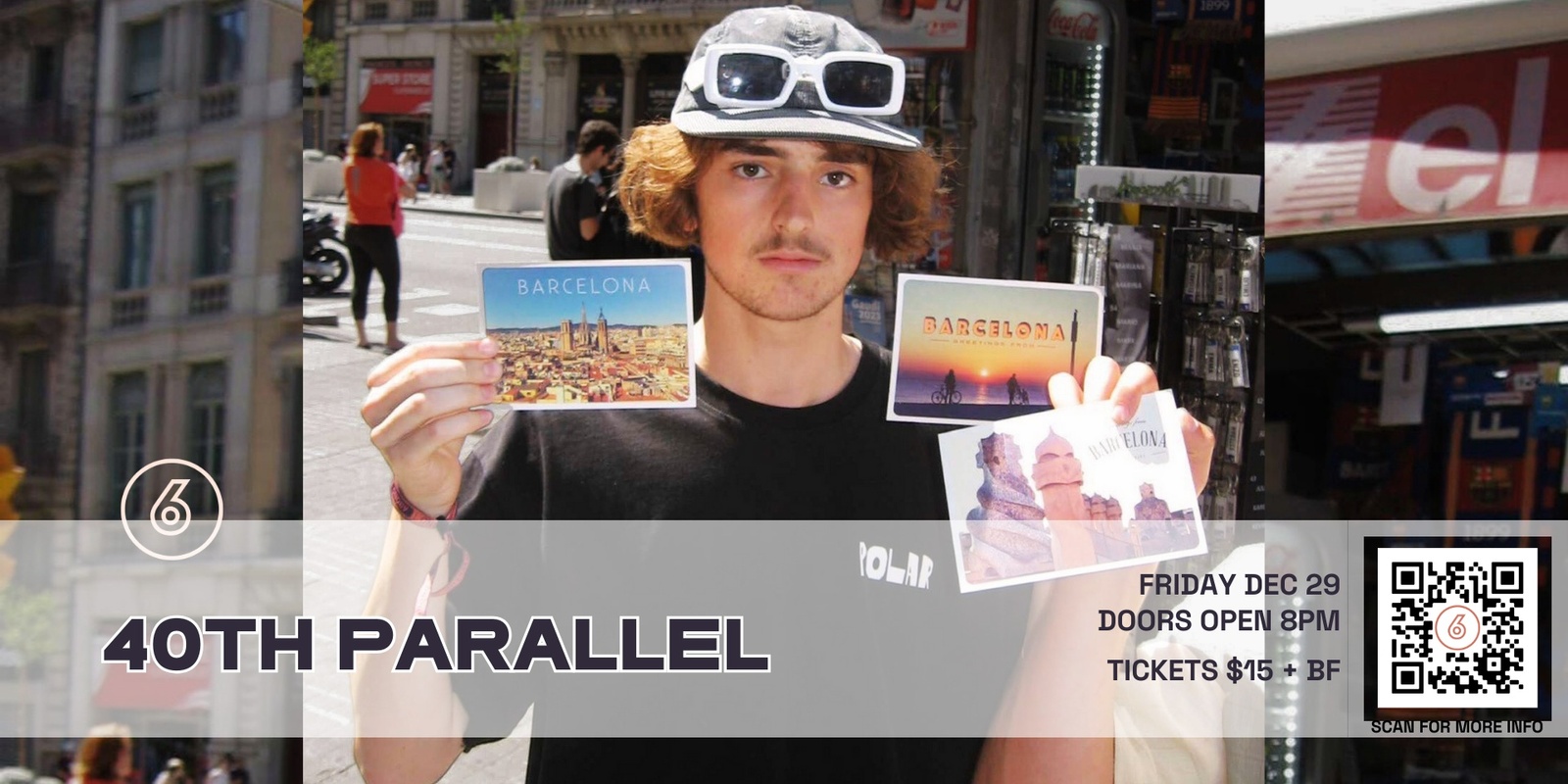 Banner image for 40th Parallel LIVE at Six Degrees