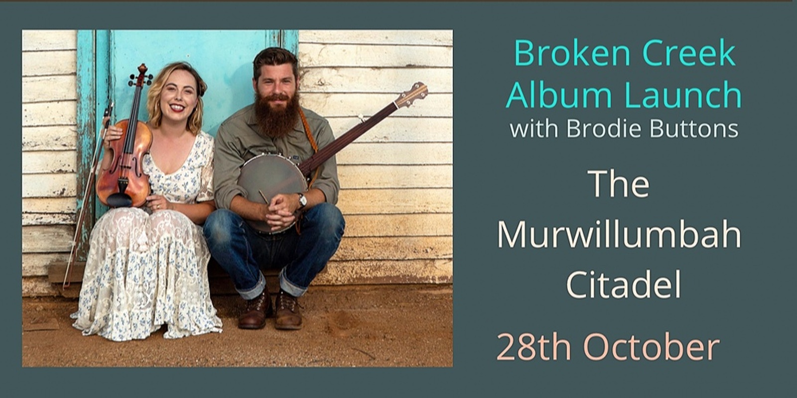 Banner image for Broken Creek Album Launch with Brodie Buttons