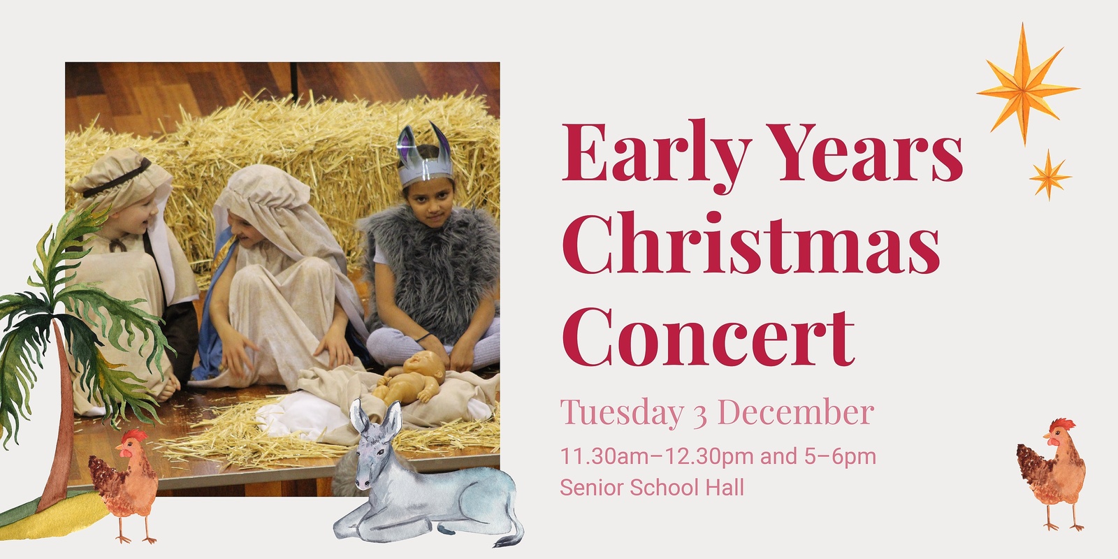 Banner image for Early Years Christmas Concert 2024