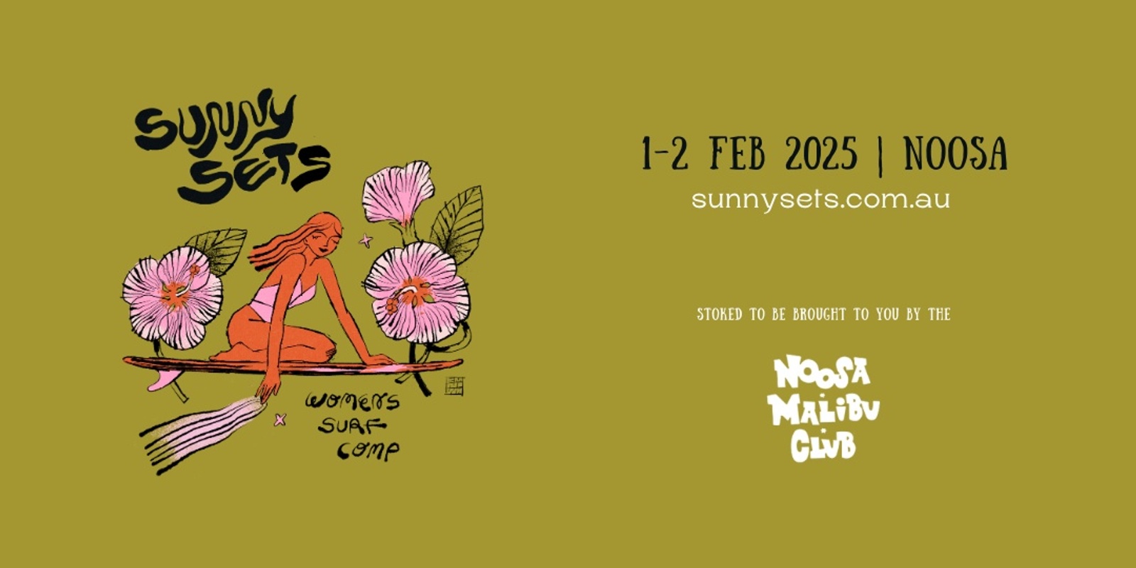 Sunny Sets Women's Surf Comp's banner