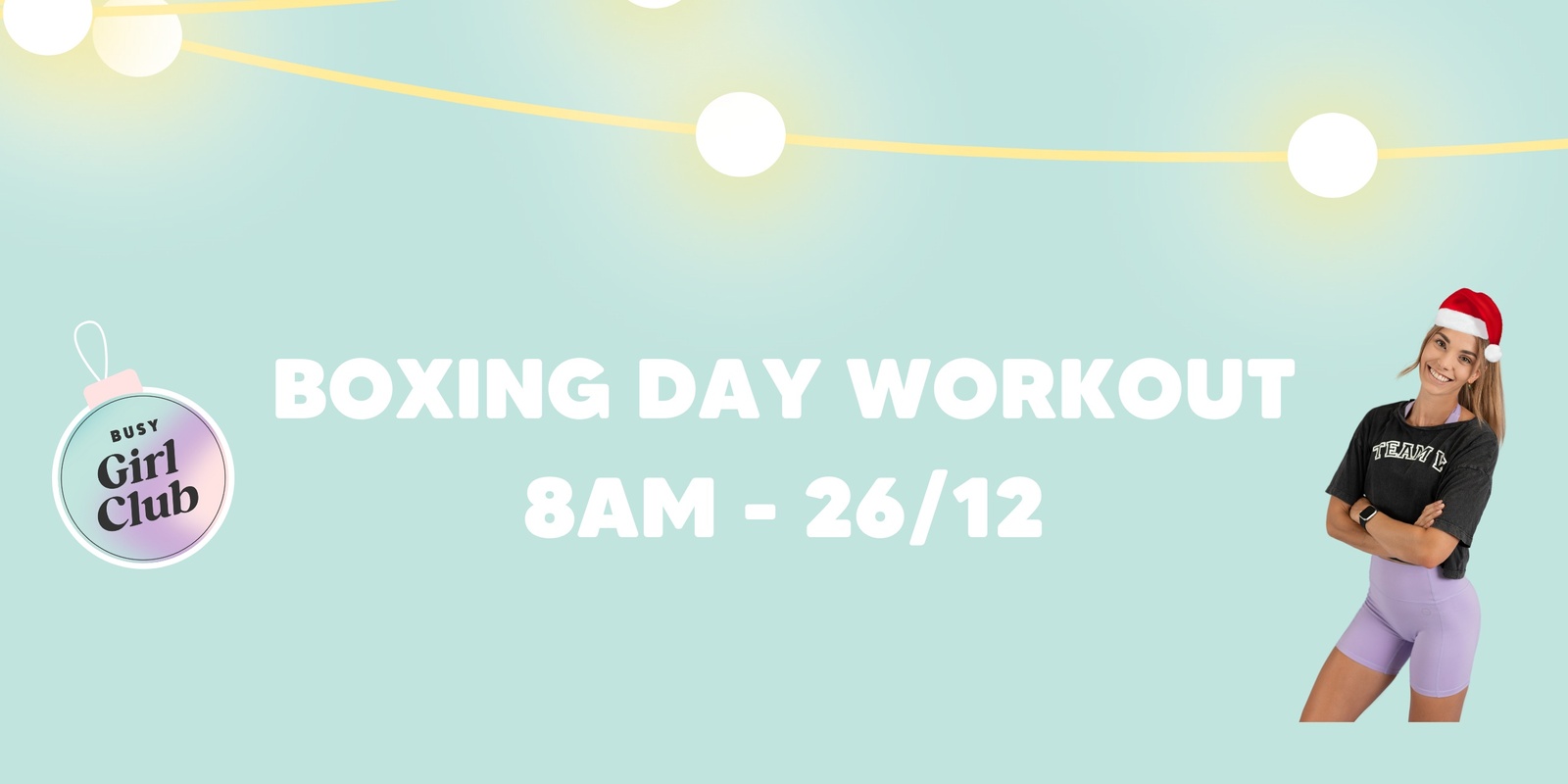 Banner image for Boxing Day Workout