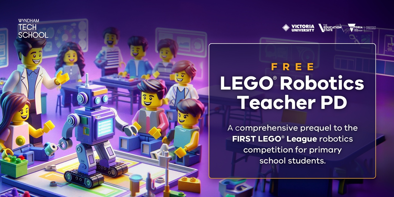 Banner image for LEGO® Robotics Teacher PD (FIRST LEGO® League)
