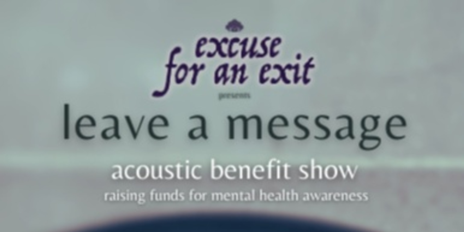 ‘leave A Message’ Acoustic Benefit Show