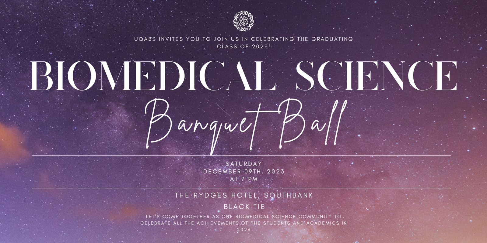 Banner image for UQABS Biomedical Science Banquet Ball