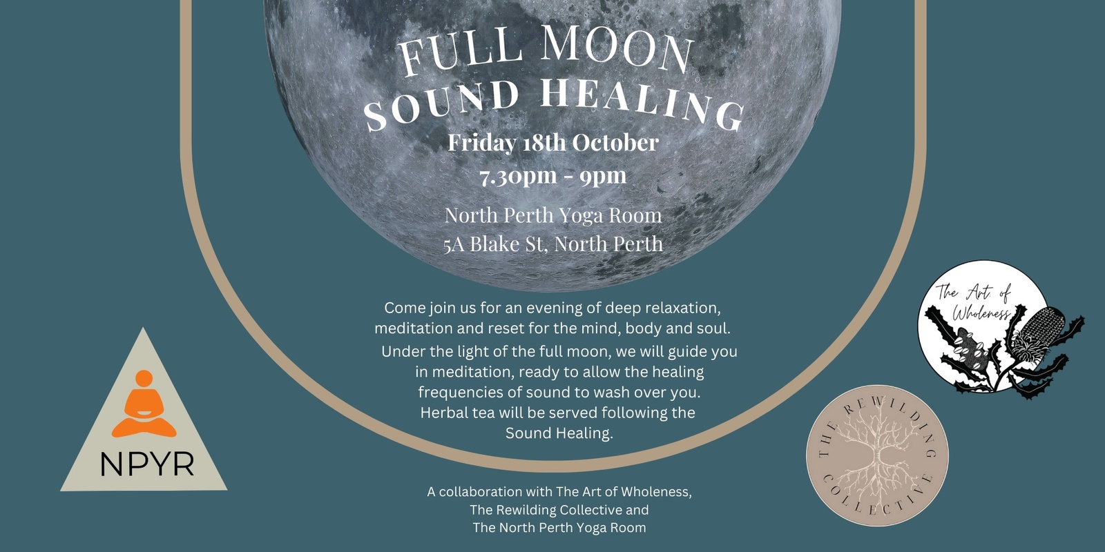 Banner image for Full Moon Sound Healing