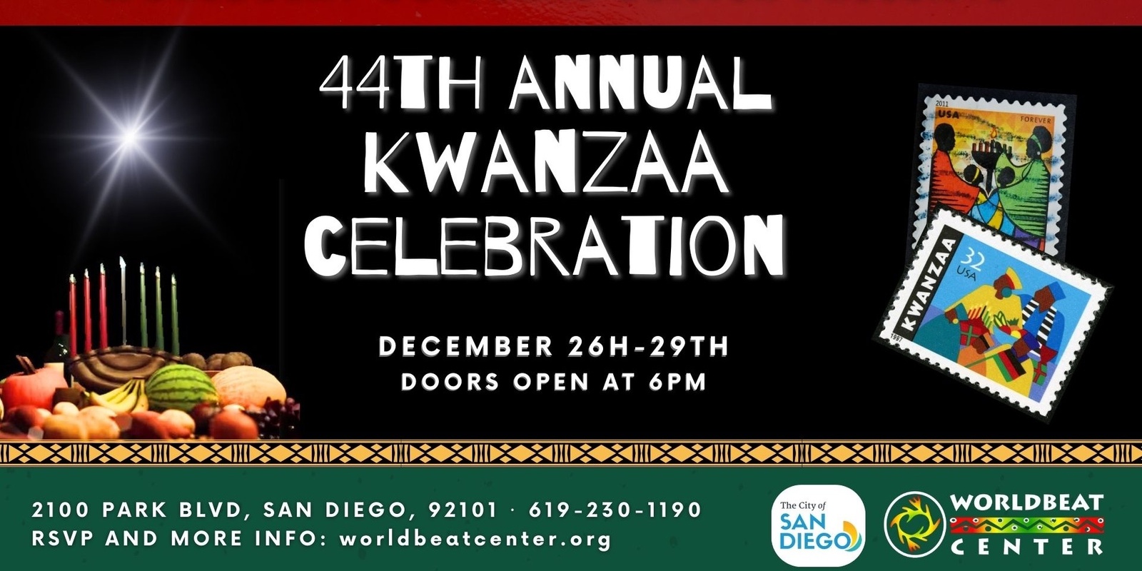 Banner image for 44th Annual Kwanzaa Celebration