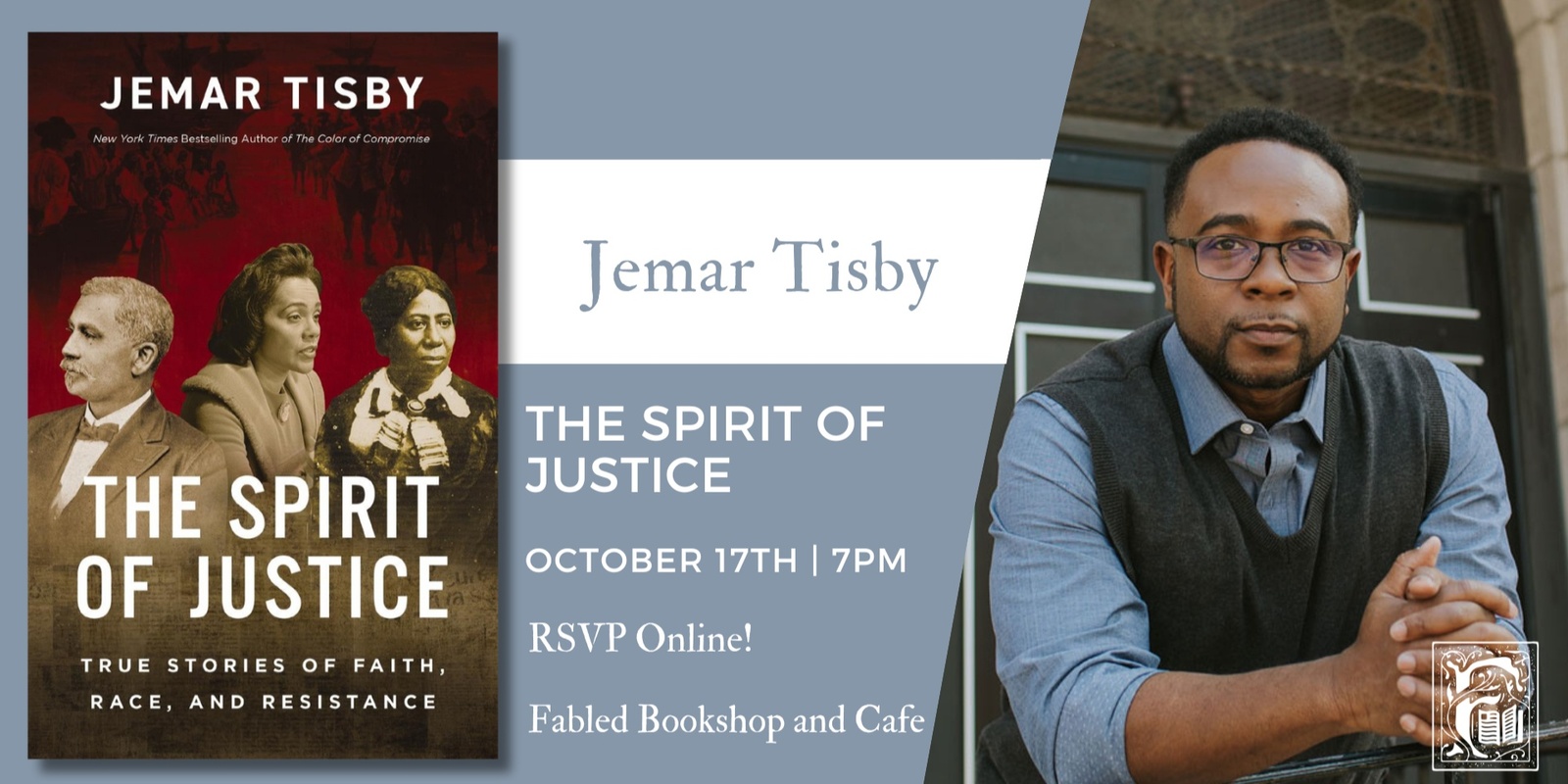 Banner image for Jemar Tisby Discusses The Spirit of Justice