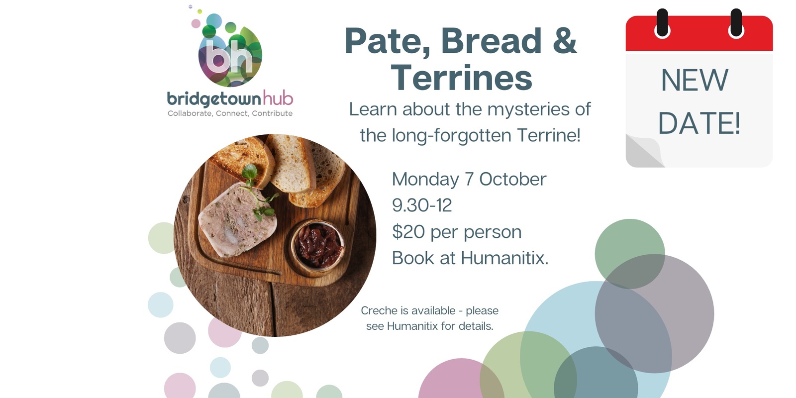 Banner image for Pate, Bread and Terrine with Tash