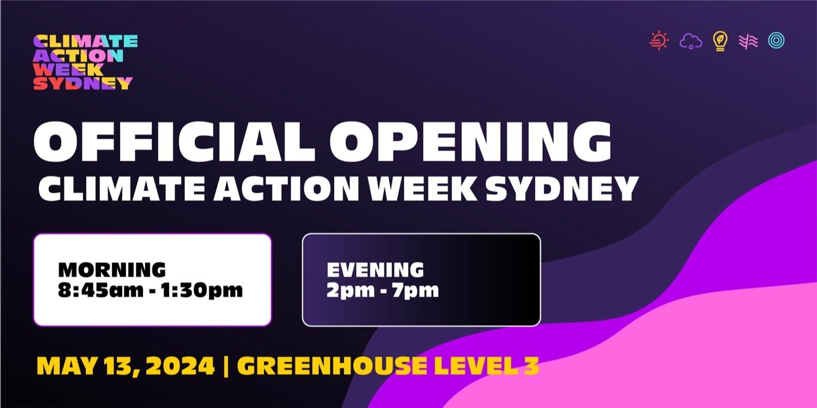 Banner image for Climate Action Week Sydney - Official Opening Event