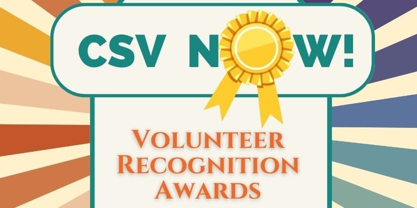 Banner image for CSV Now! Volunteer Recognition Awards
