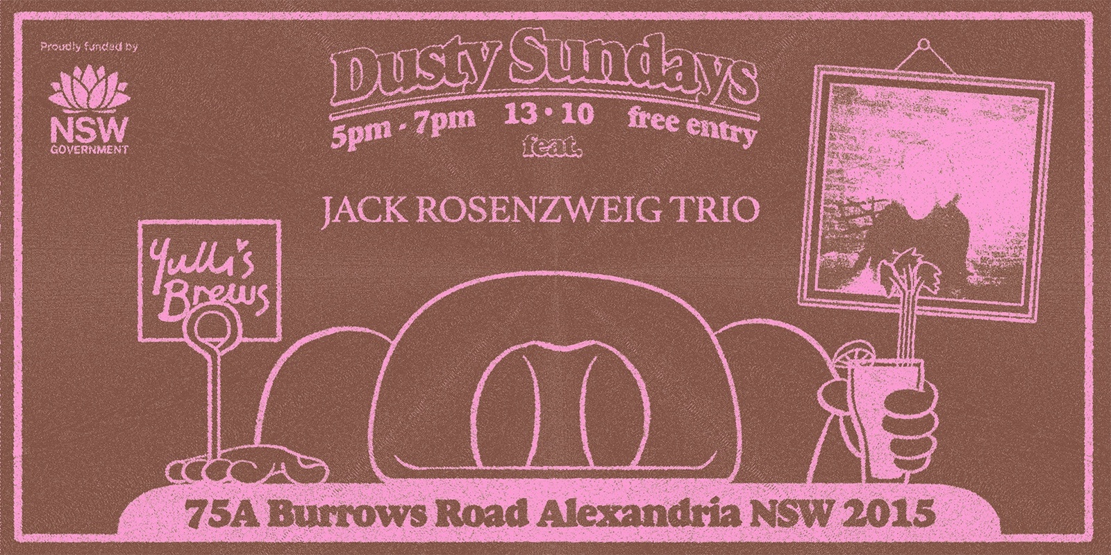 Banner image for DUSTY SUNDAYS - Jack Rosenzweig Trio 