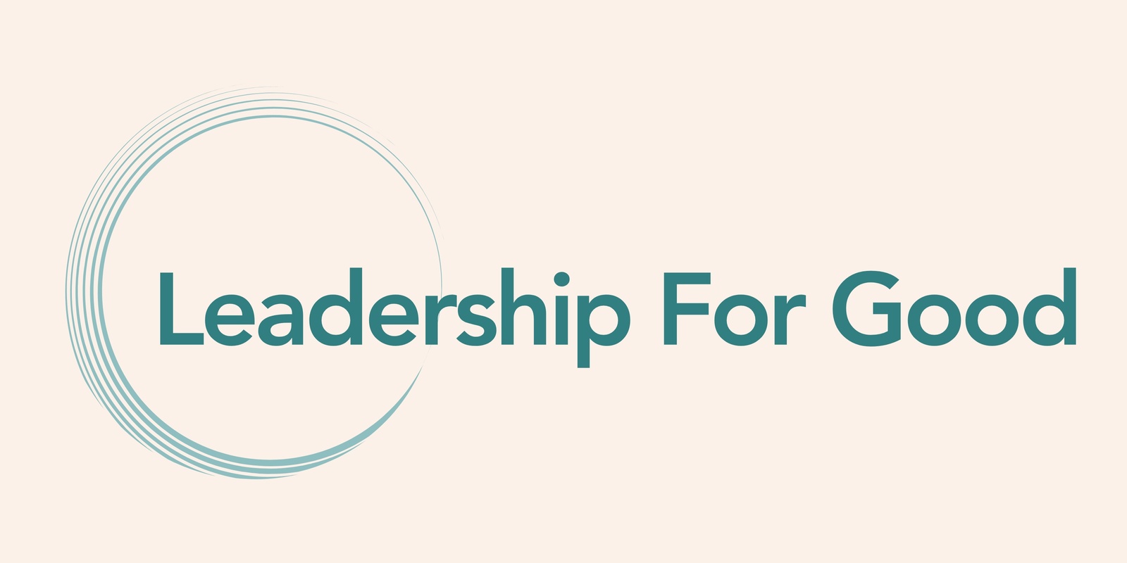 Leadership For Good's banner