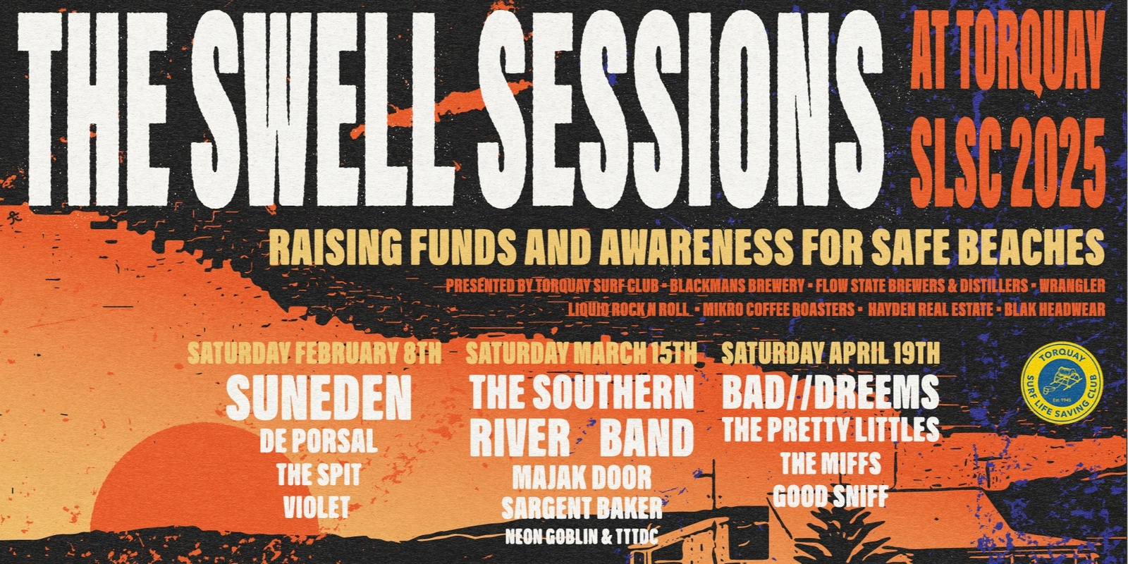 Banner image for The Swell Sessions at Torquay Surf Life Saving Club - Feb