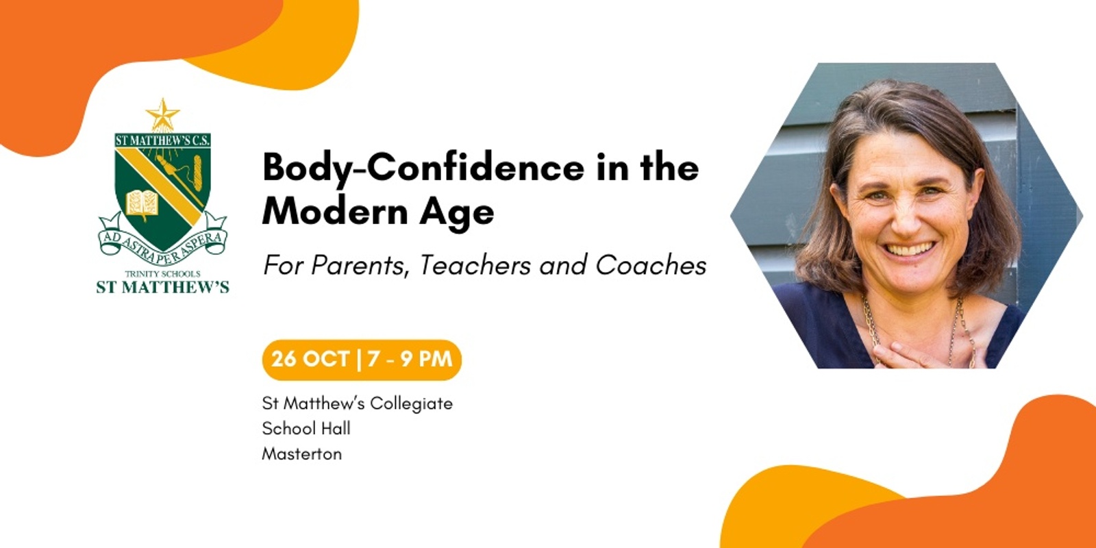 Banner image for Body Confidence in the Modern Age - for Parents, Teachers and Coaches