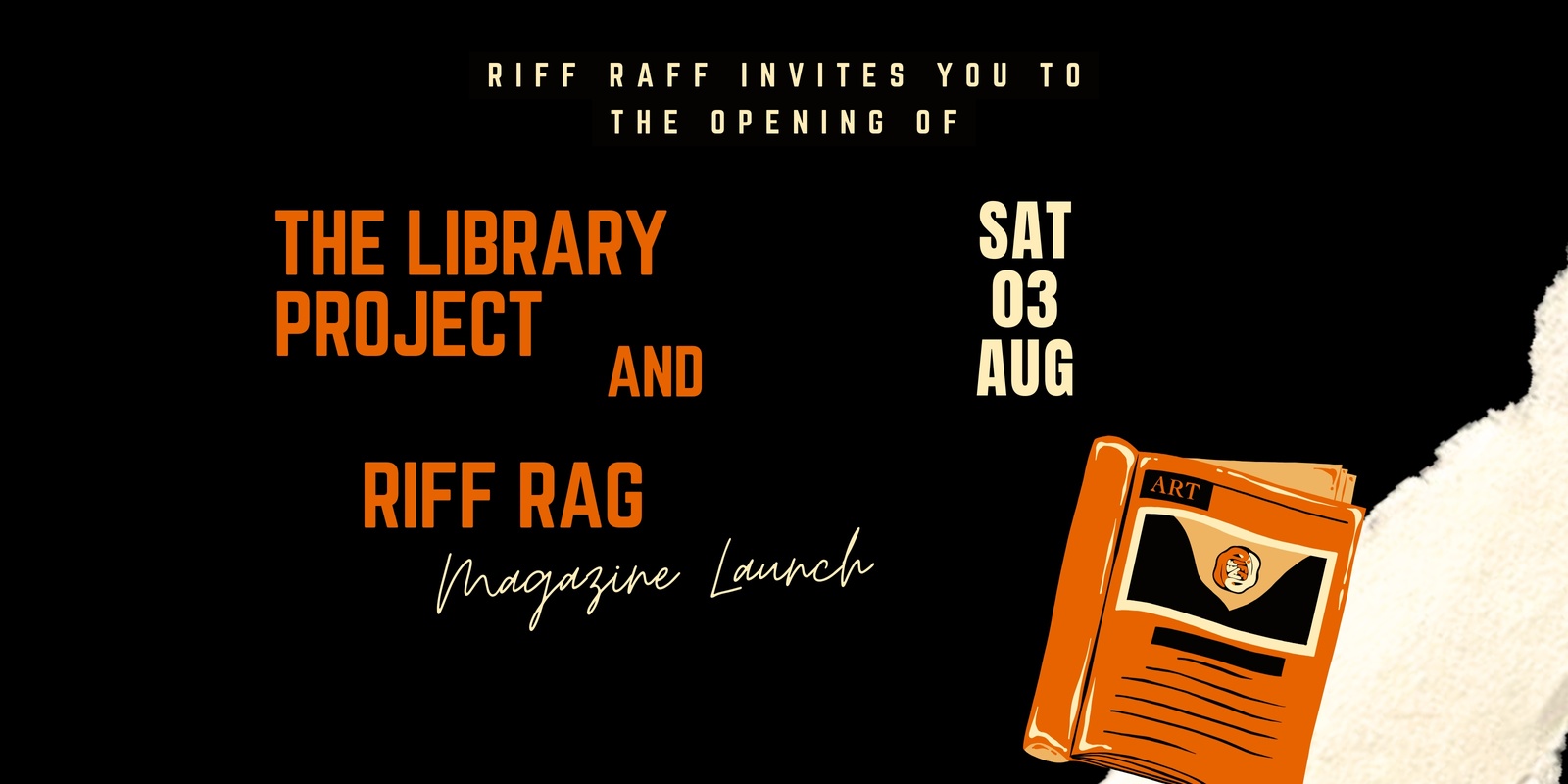 Banner image for Library Project Opening and Riff Rag Launch