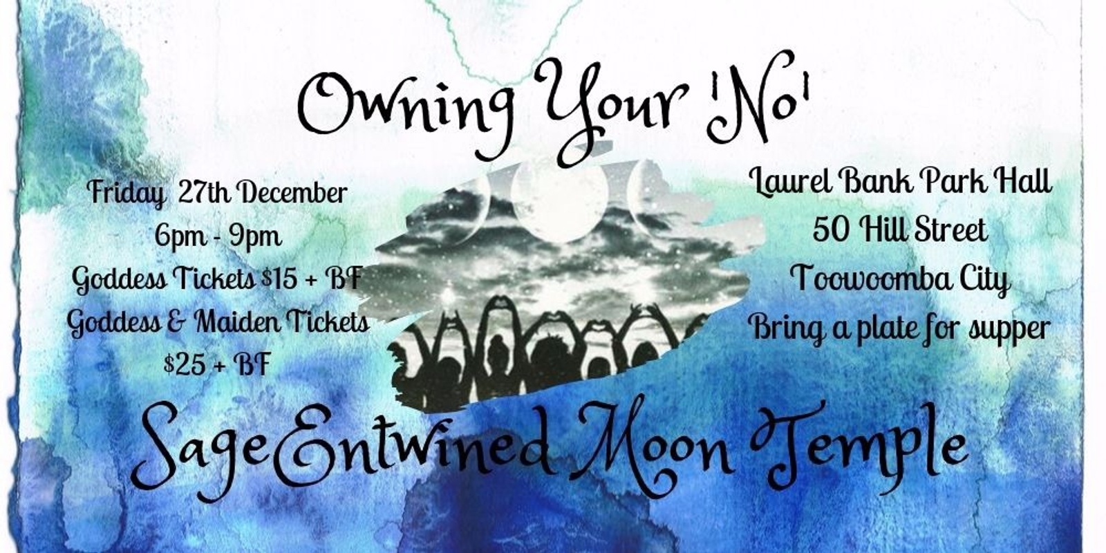 Banner image for SageEntwined Moon Temple ~ December New Moon Circle ~ Owning Your 'No'