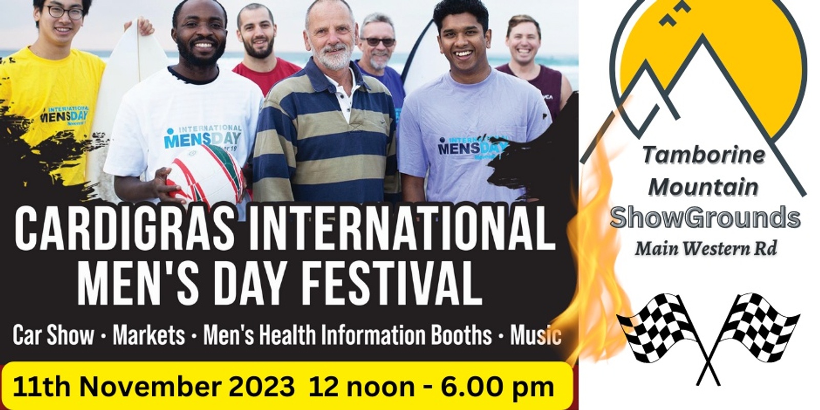 Banner image for CardiGras International Men's Day Festival