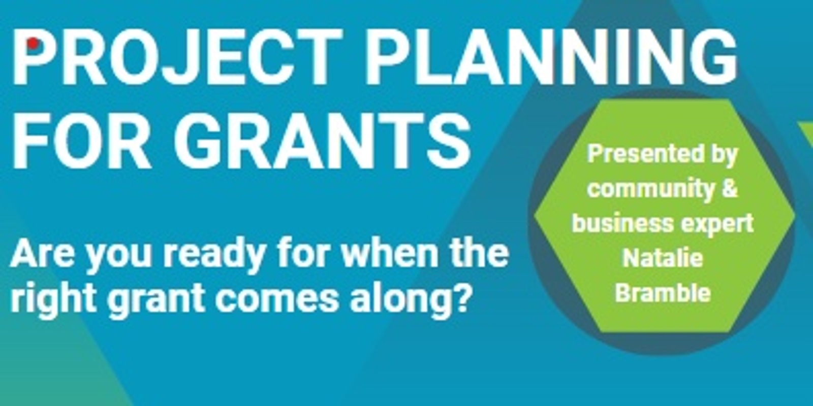 Banner image for Project Planning for Grants - Clermont