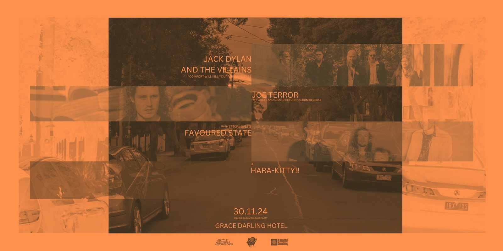 Banner image for JACK DYLAN AND THE VILLAINS & JOE TERROR DUAL ALBUM LAUNCH