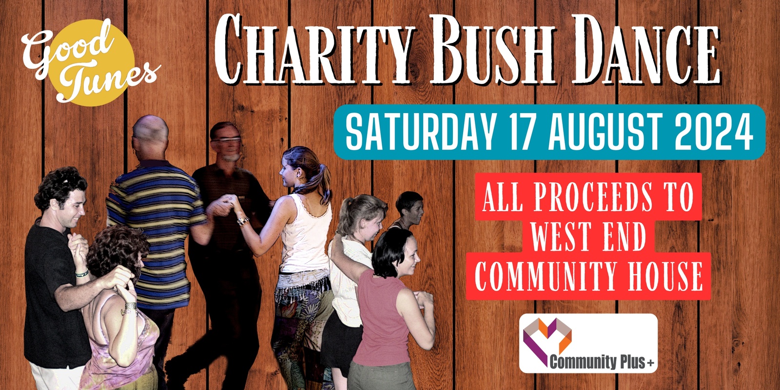 Banner image for Charity Bush Dance for 17 August 2024 for West End Community House