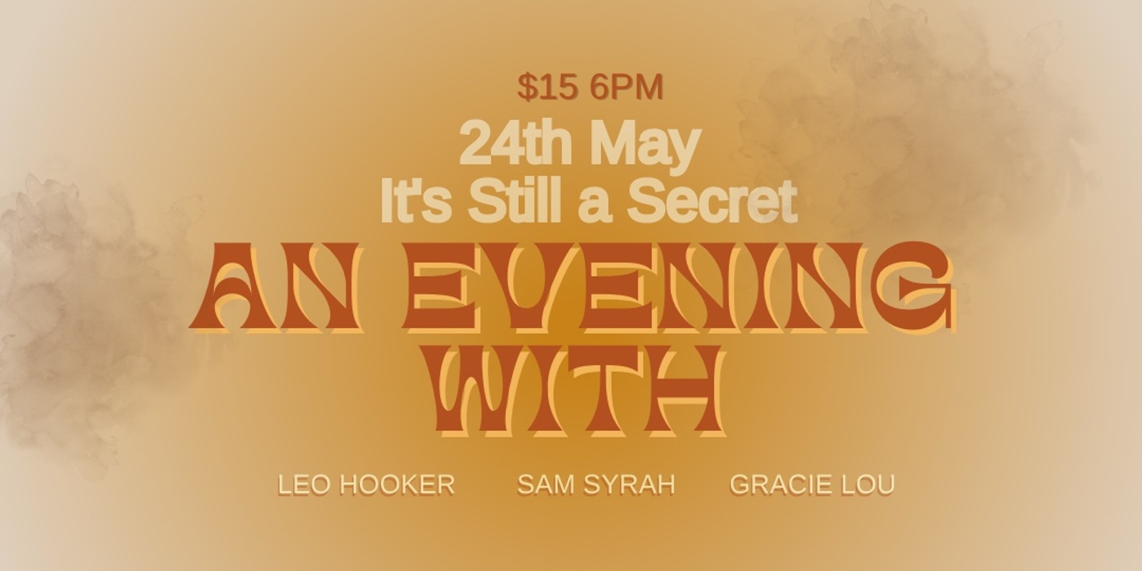 Banner image for An evening with Gracie Lou, Leo Hooker and Sam Syrah 