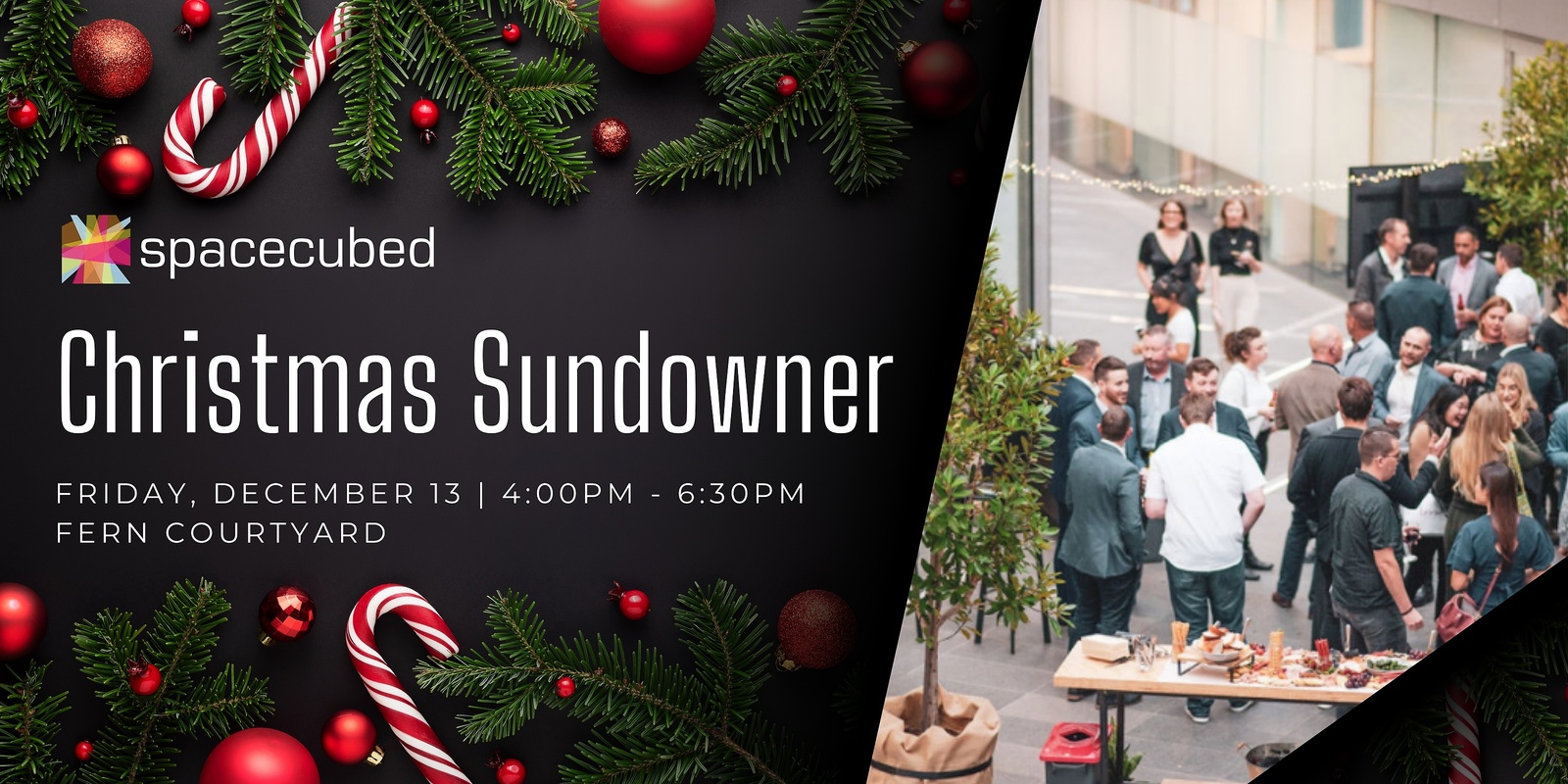 Banner image for Spacecubed's Christmas Sundowner 2024!