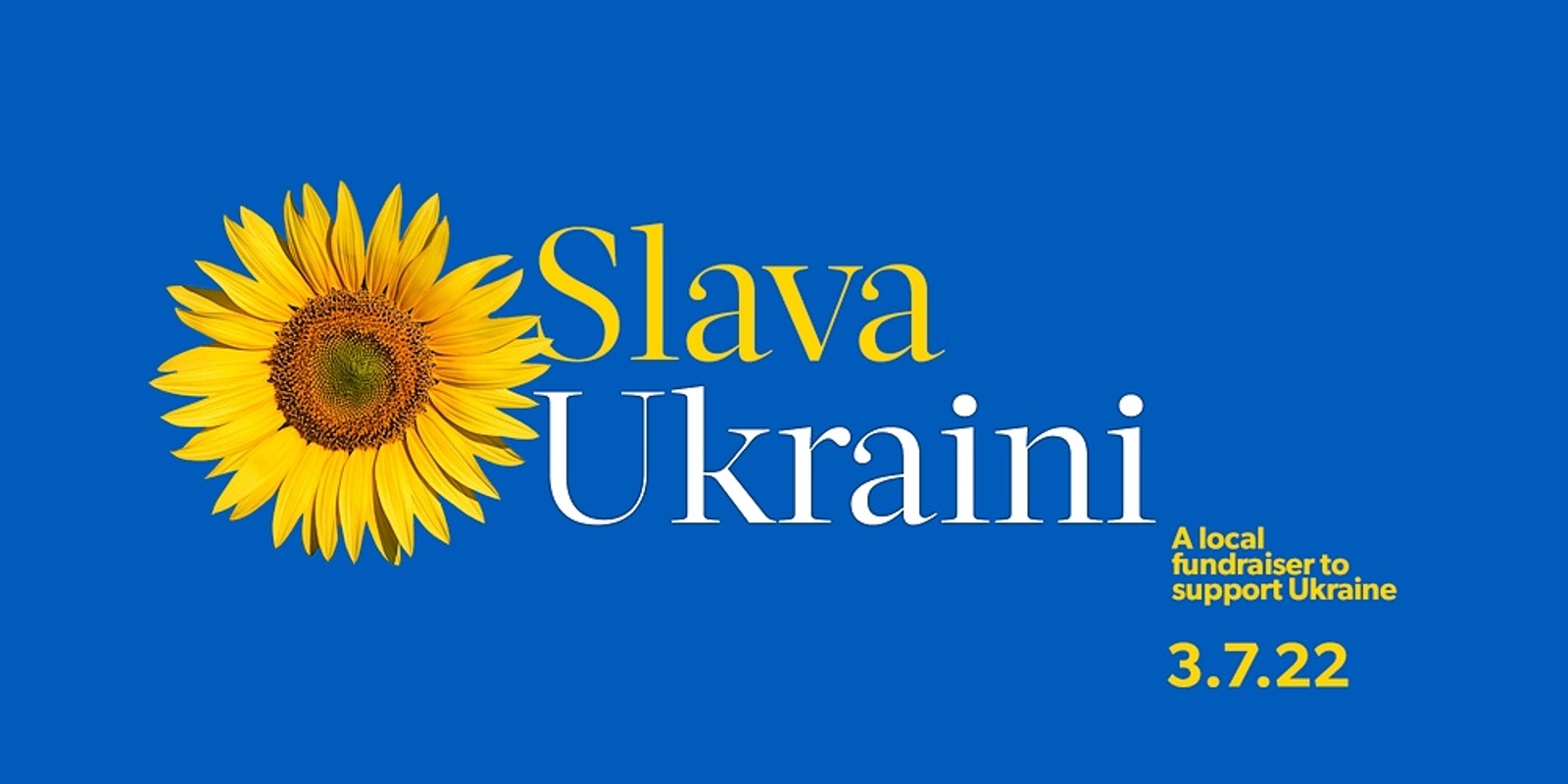 Banner image for Slava Ukraini: a fundraiser for Ukraine