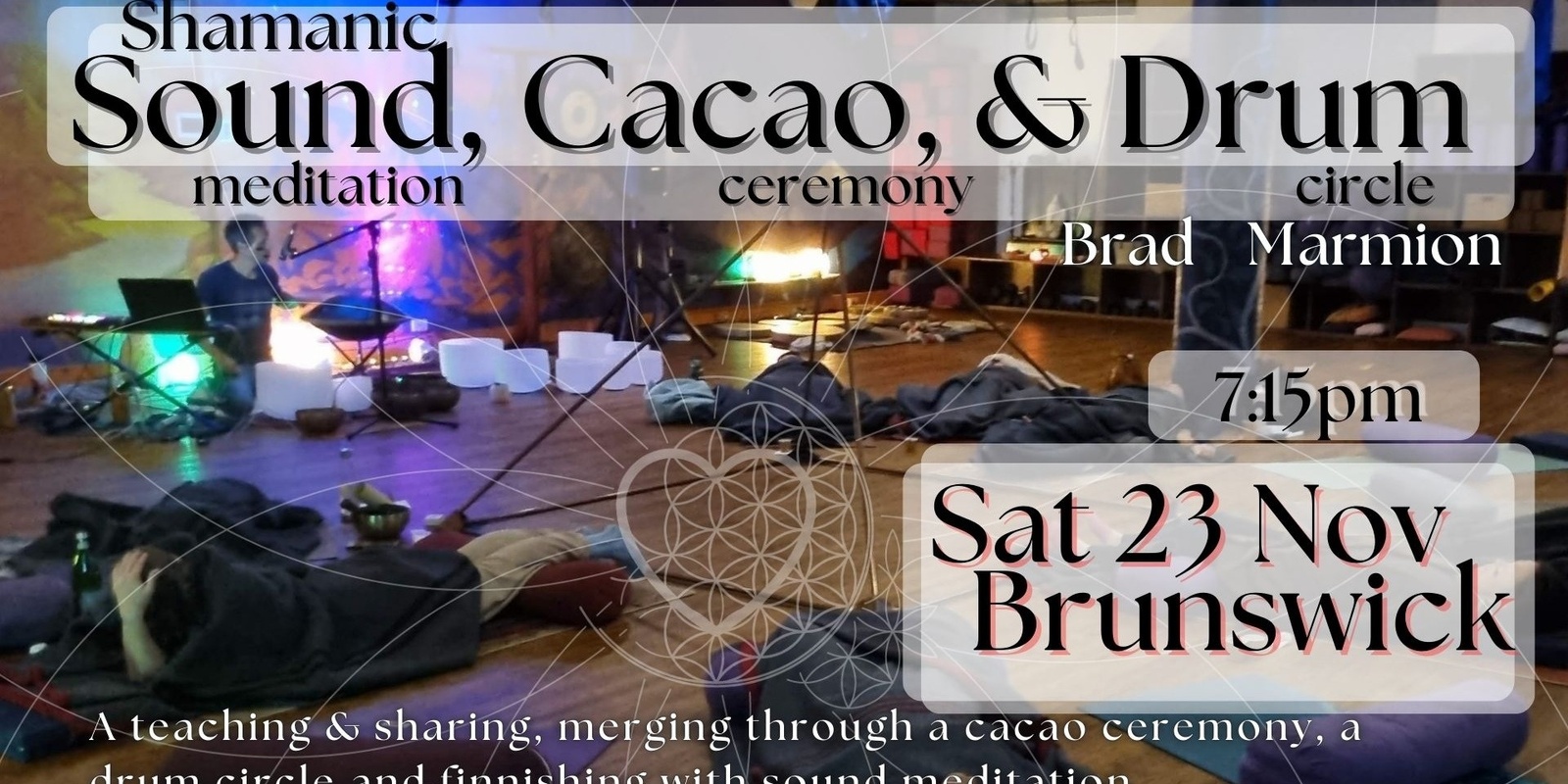 Banner image for Sound,cacao, & drum Bliss_Brunswick