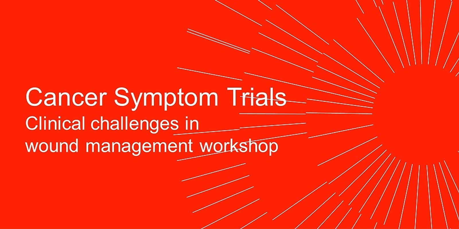 Banner image for Clinical challenges in wound management workshop