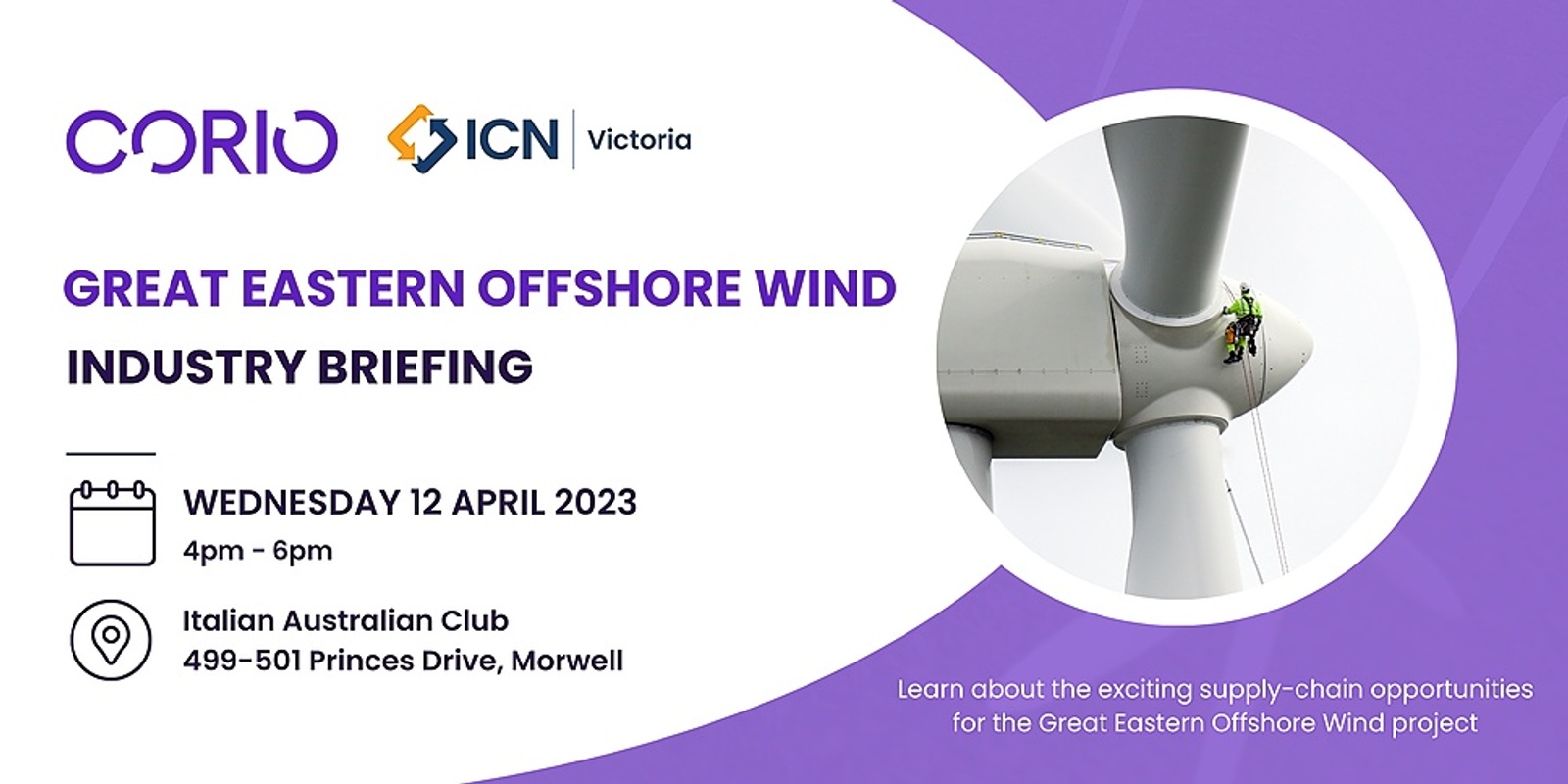 Banner image for Great Eastern Offshore Wind Industry Briefing