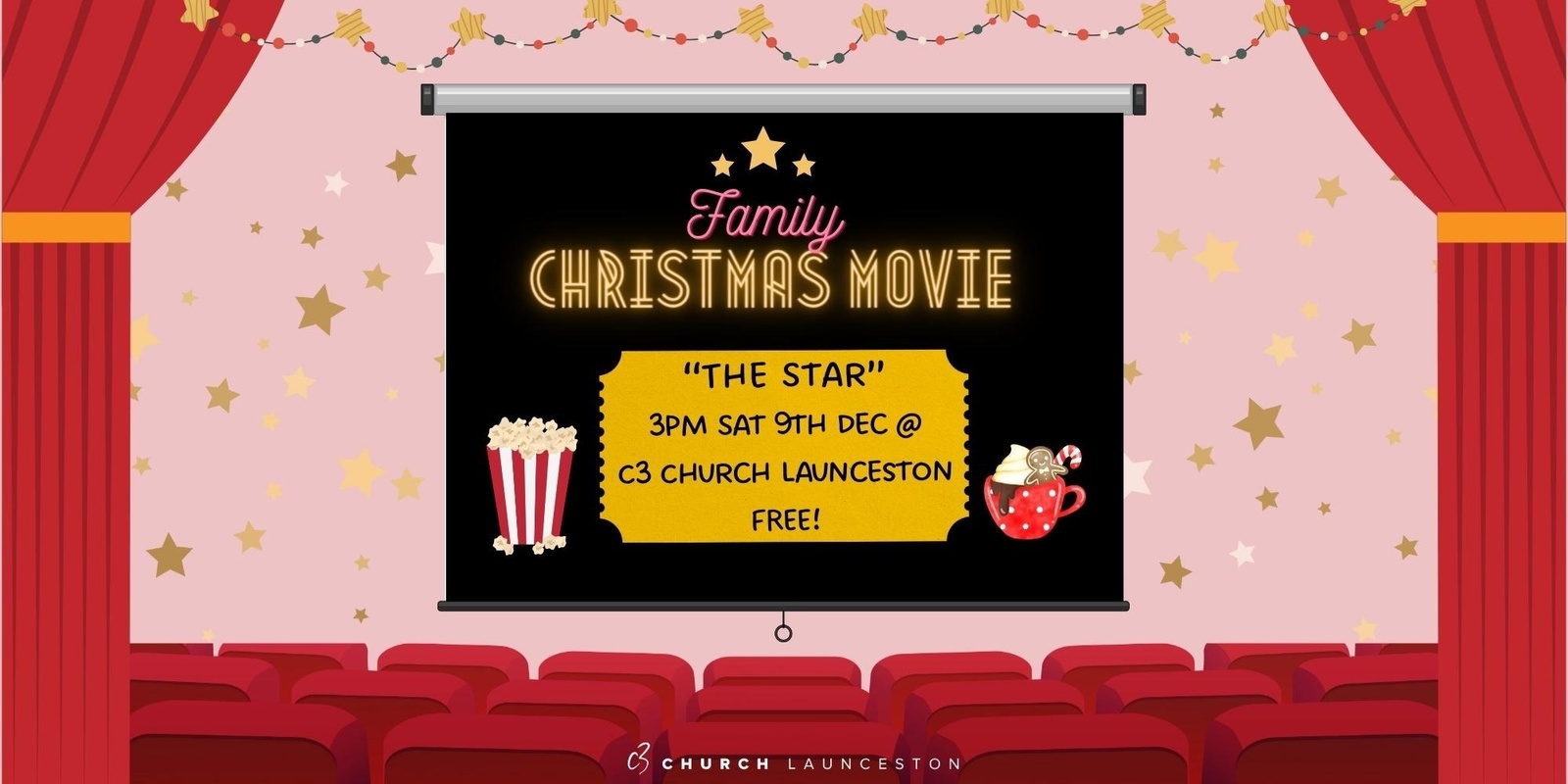 Banner image for C3 Church Launceston - Family Christmas Movie Afternoon 