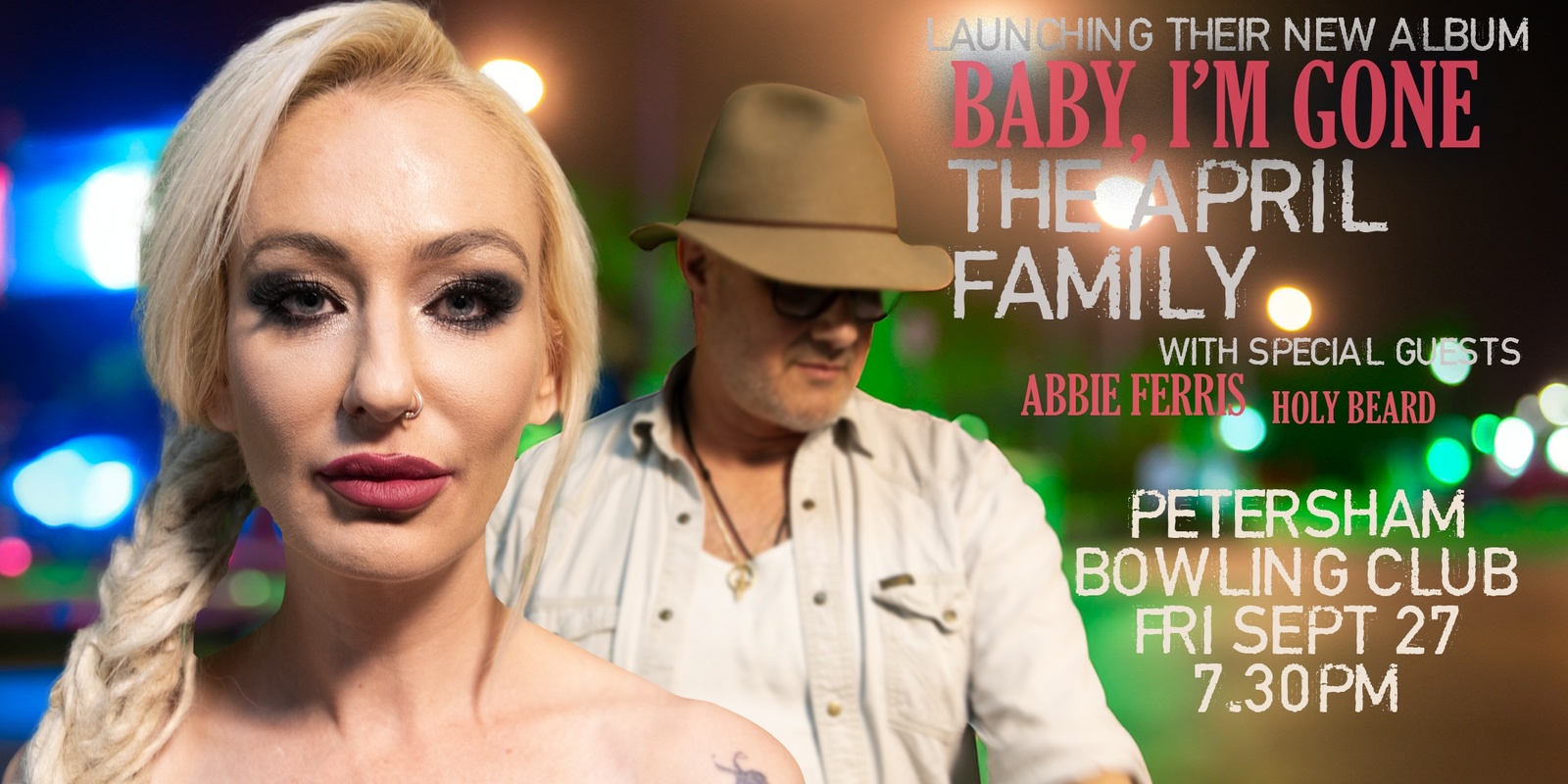 Banner image for The April Family Album Launch – Baby, I’m Gone