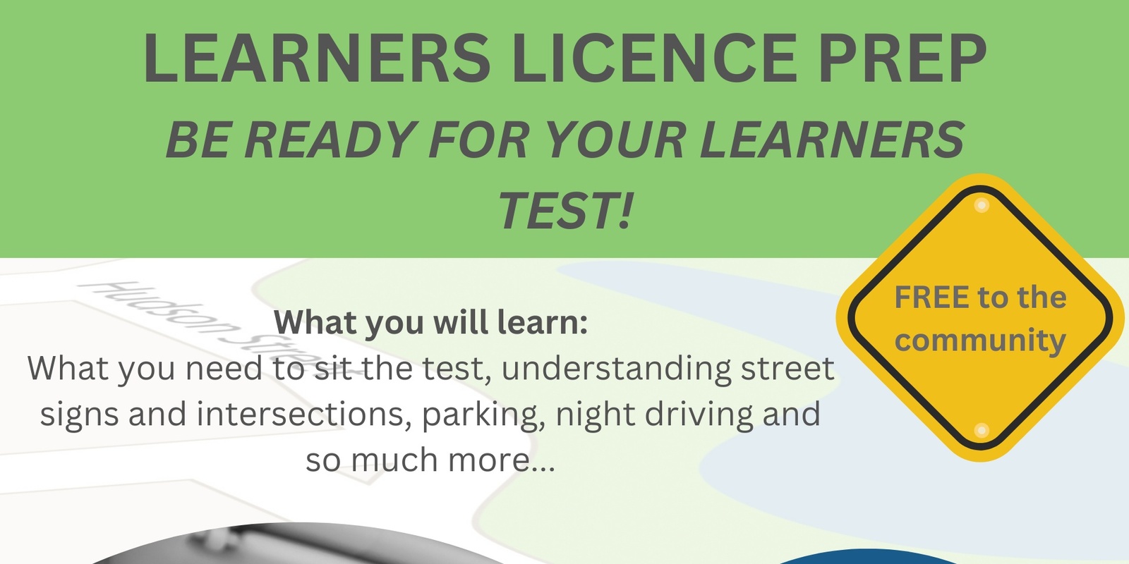 Banner image for Learners Licence Prep
