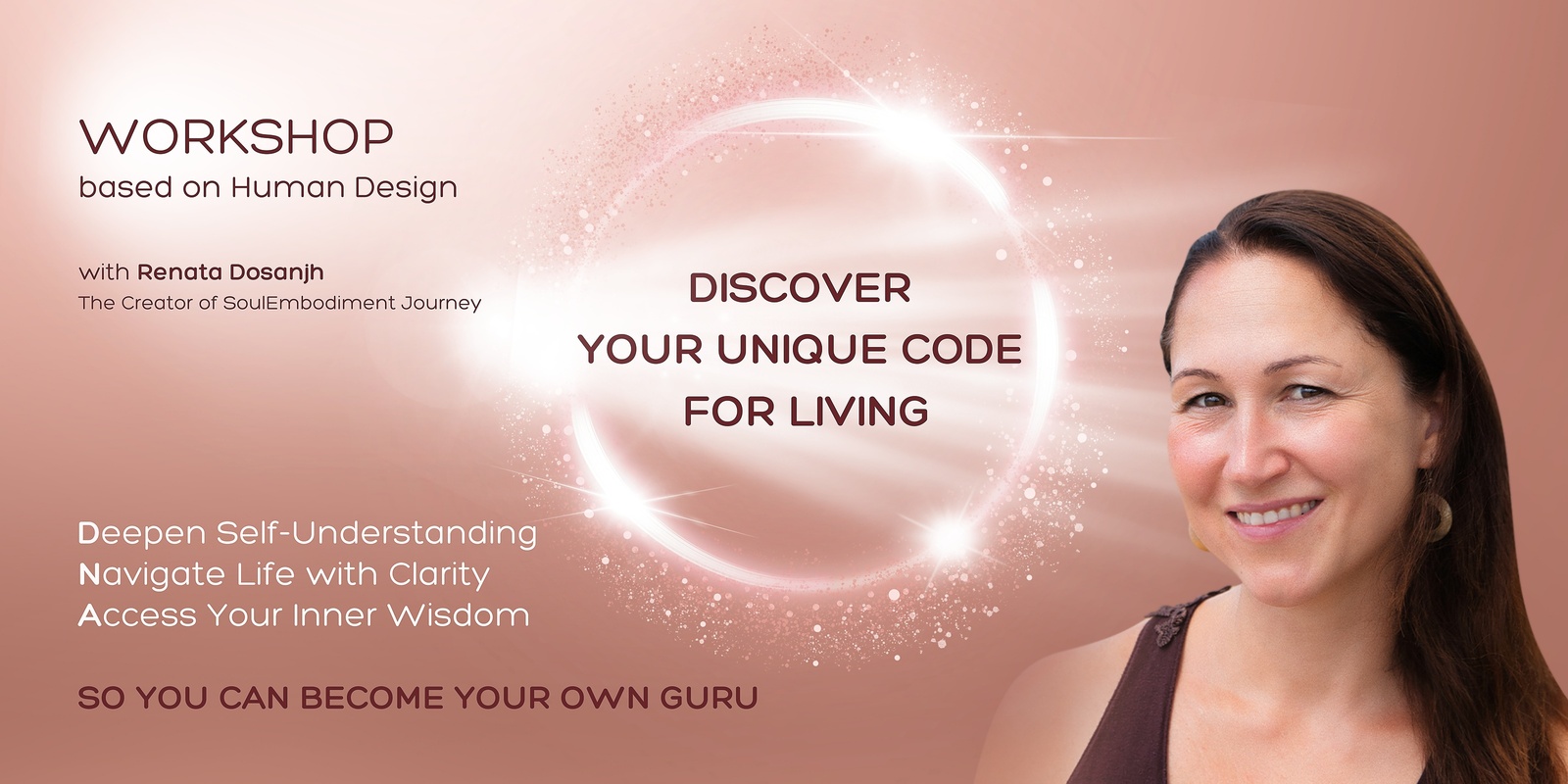 Banner image for DISCOVER YOUR UNIQUE CODE FOR LIVING