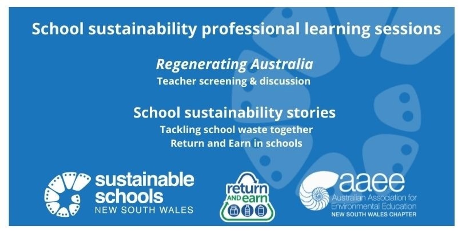 Banner image for School sustainability sessions 